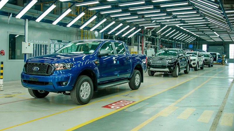Ford Ranger 2021 Lắp r&aacute;p tại Việt Nam